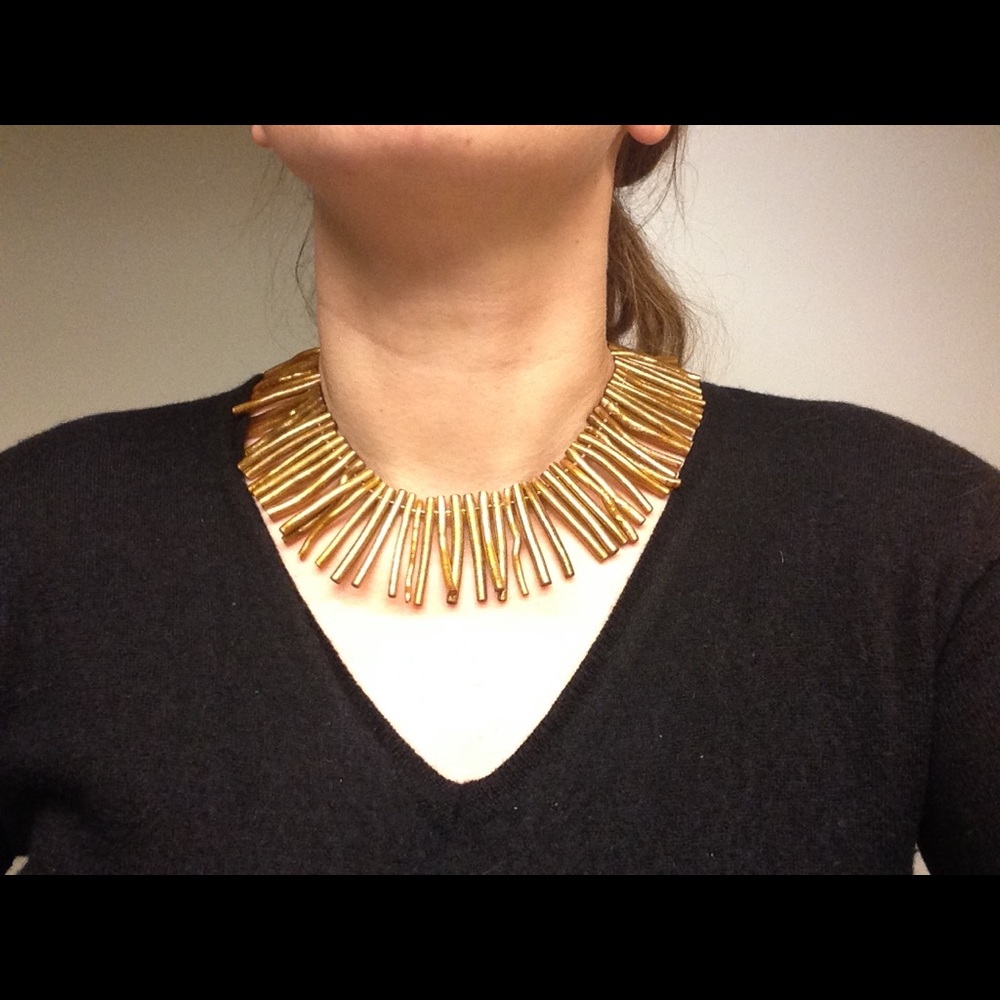 🌺gold coral sticks necklace🌺